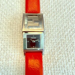 Authentic Fendi women’s leather watch